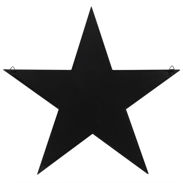 Black Framed Pentagram Mirror 2