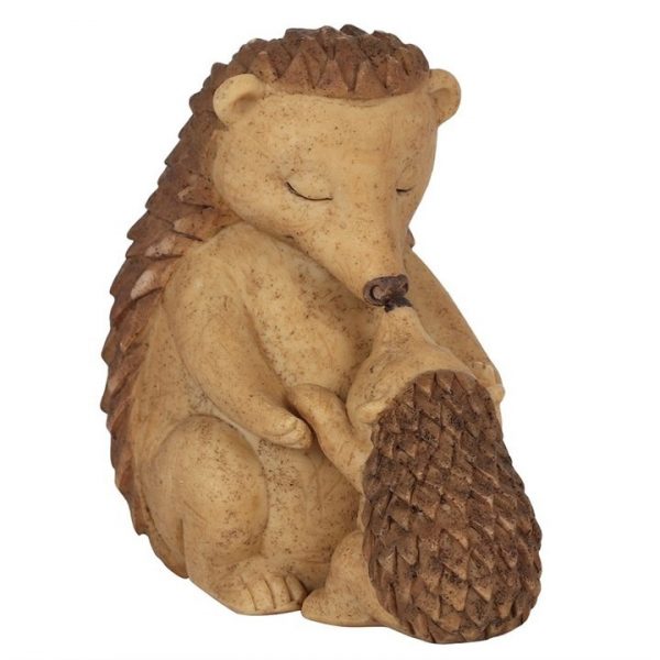 Happy Hoglet Mother And Baby Hedgehog Ornament 3