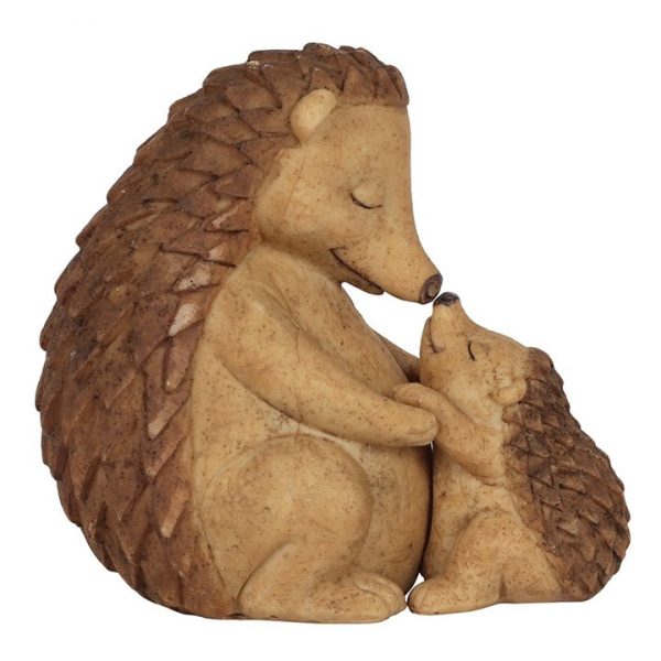 Happy Hoglet Mother And Baby Hedgehog Ornament 4