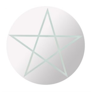 Round Pentagram Mirror 3