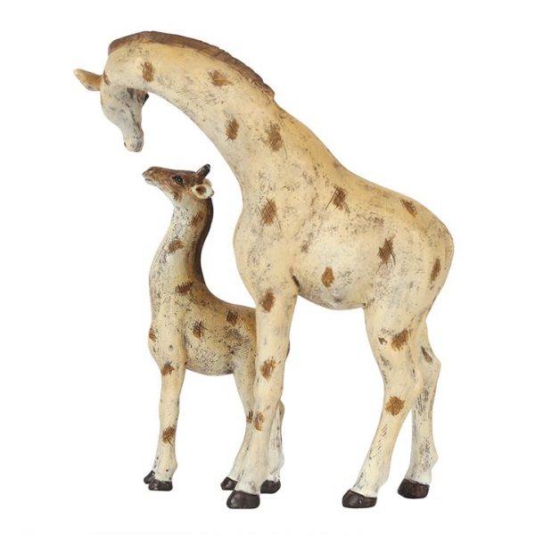 Stand Tall Giraffe Mother And Baby Ornament 4