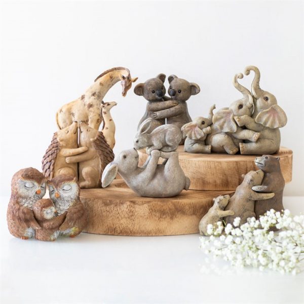 Stand Tall Giraffe Mother And Baby Ornament