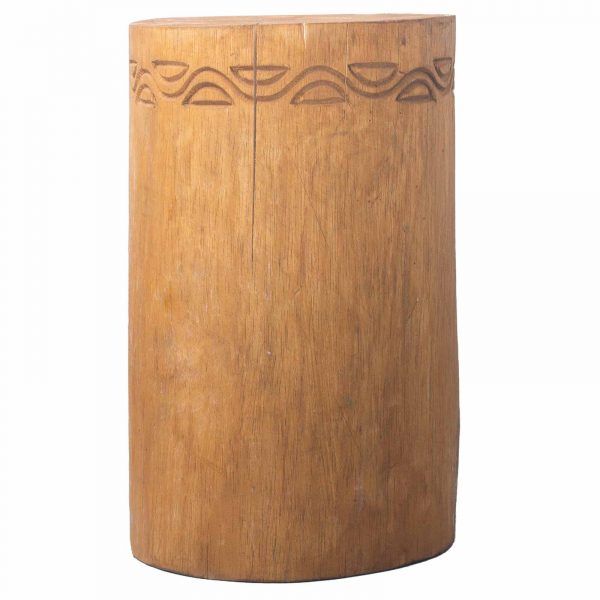 Tribal Stool/Table - Albasia Wood - Natural: Add Artisanal Elegance to Your Home Decor