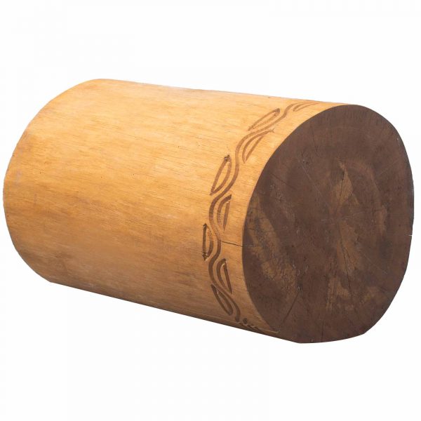 Tribal Stool/Table - Albasia Wood - Natural: Add Artisanal Elegance to Your Home Decor - Image 2