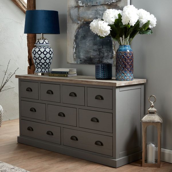Acanthus Blue And White Ceramic Lamp With Blue Velvet Shade 2