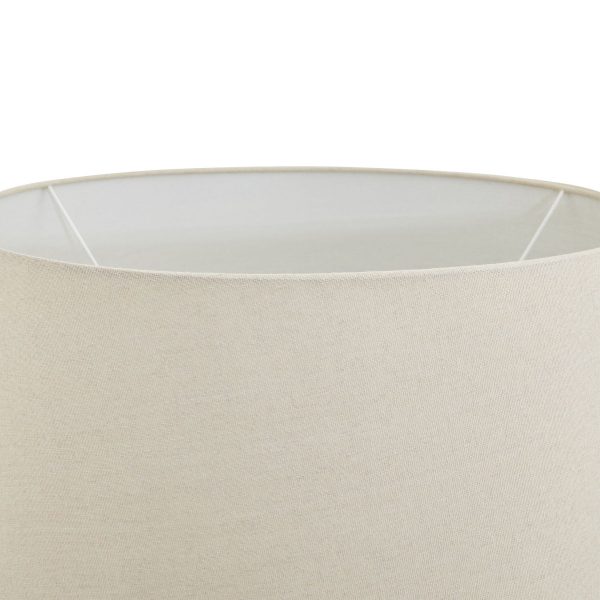 Amalfi Grey Table Lamp With Linen Shade 3
