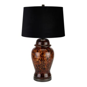 Amber Dapple Acanthus Lamp 5
