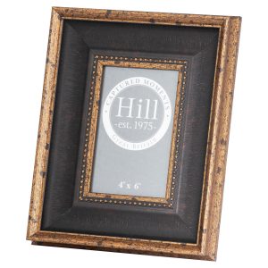 Black Antique Gold Beaded 4x6 Photo Frame 2