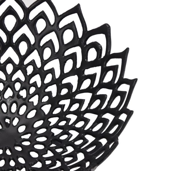 Black Cast Lattice Bowl 3