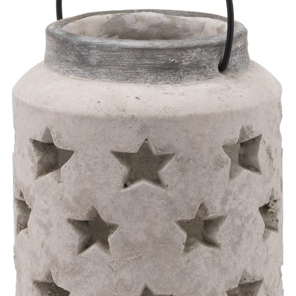 Bloomville Large Stone Star Lantern 2