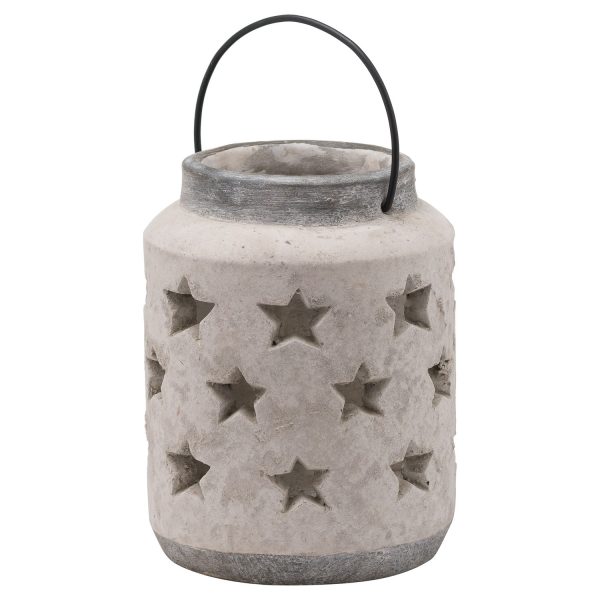 Bloomville Large Stone Star Lantern 3