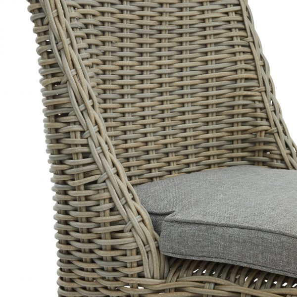 Capri Collection Outdoor Round Dining Chair 3