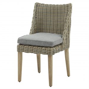 Capri Collection Outdoor Round Dining Chair 4