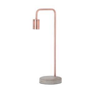 Copper Industrial Lamp With Stone Base 5