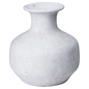 Darcy Squat Stone Vase 2