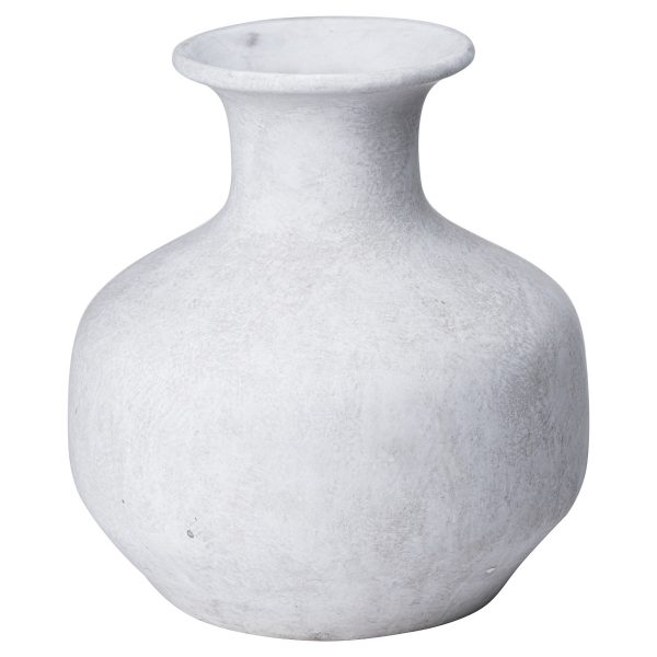 Darcy Squat Stone Vase 2