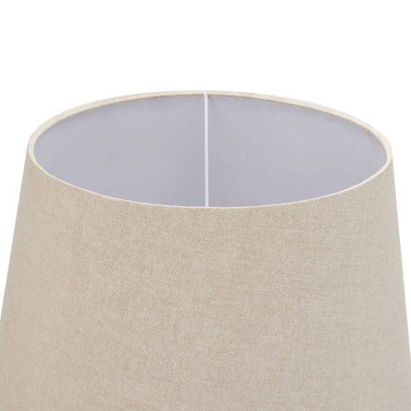 Delaney Collection Grey Urn Lamp With Linen Shade 3