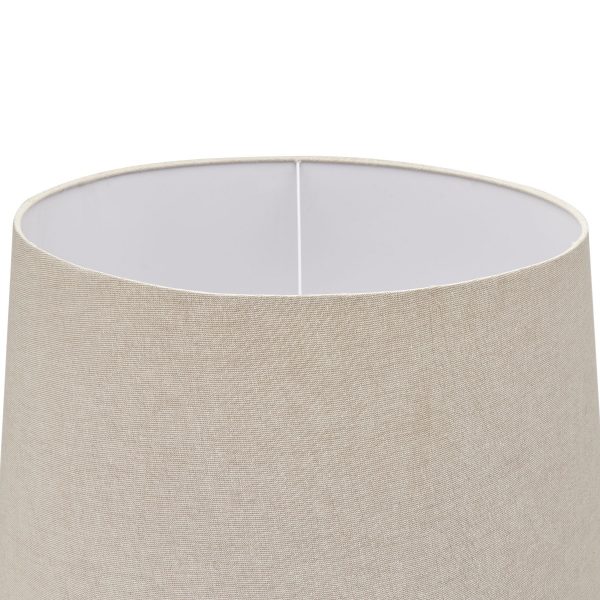 Delaney Grey Droplet Floor Lamp With Linen Shade 3