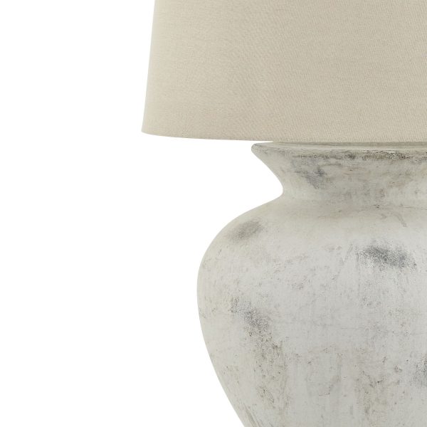 Downton Antique White Lamp 4