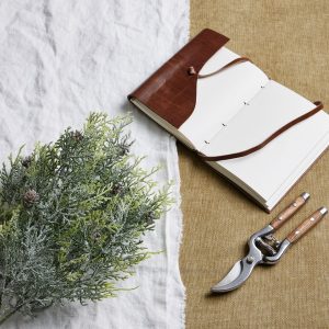 Frosted Pine Spray Stem With Pinecones 4