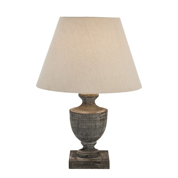 Incia Urn Wooden Table Lamp 4