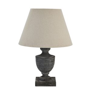 Incia Urn Wooden Table Lamp 5