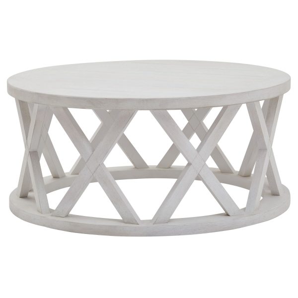Stamford Plank Collection Round Coffee Table 5