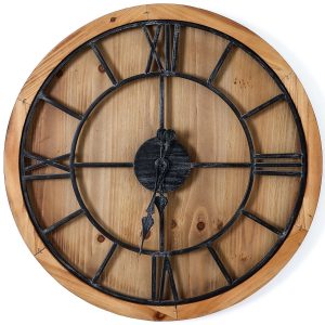 Williston Large Wooden Wall Clock 3