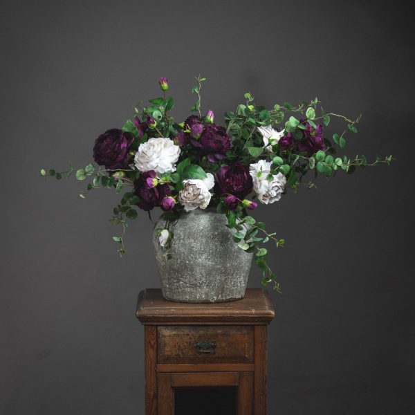 Aged Stone Ceramic Vase 3