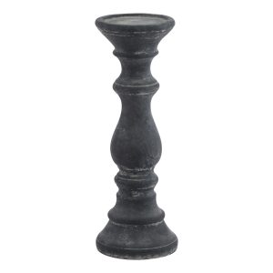 Amalfi Grey Column Candle Holder 4