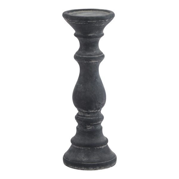 Amalfi Grey Column Candle Holder 4