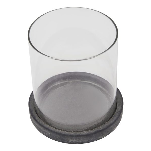 Amalfi Grey Hurricane Lantern 3