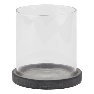Amalfi Grey Hurricane Lantern 4
