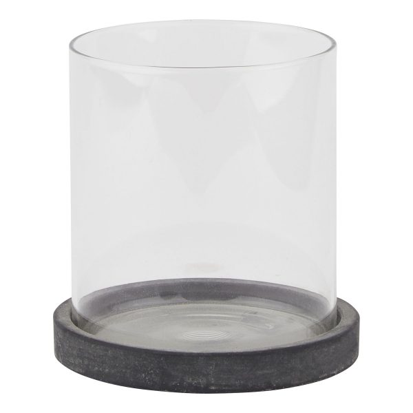 Amalfi Grey Hurricane Lantern 4