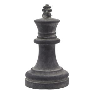 Amalfi Grey King Chess Piece 2