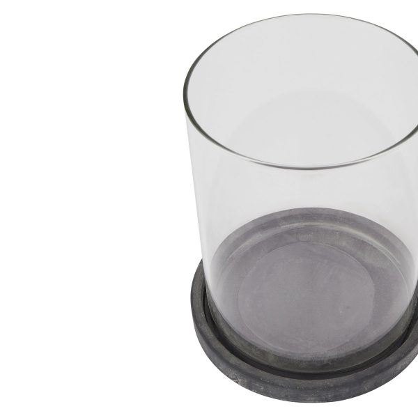 Amalfi Grey Large Hurricane Lantern 3