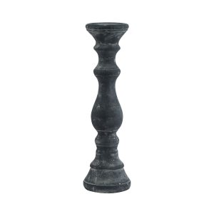 Amalfi Large Grey Column Candle Holder 3
