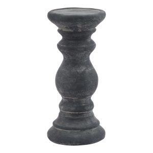 Amalfi Small Grey Column Candle Holder 3