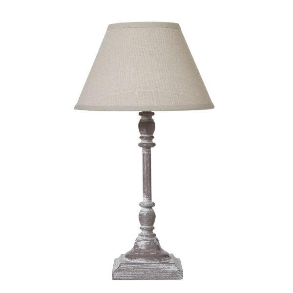 Antia Stem Table Lamp With Linen Shade 5