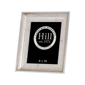 Antique Silver Crackled Effect Photo Frame 8x10 2