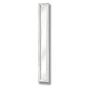 Antique White Frame Narrow Wall Mirror 3