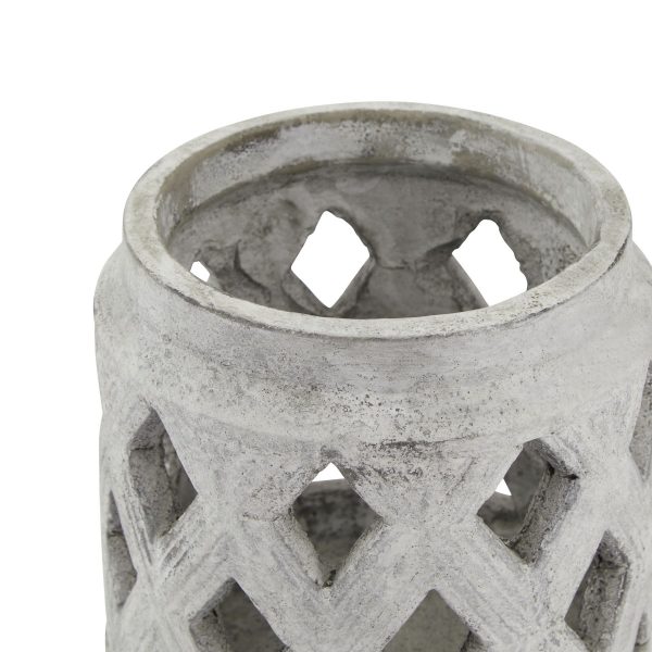 Athena Stone Lattice Lantern 2