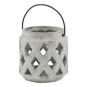 Athena Stone Lattice Lantern 3