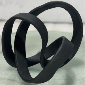 Black Cast Knot Ornament 2
