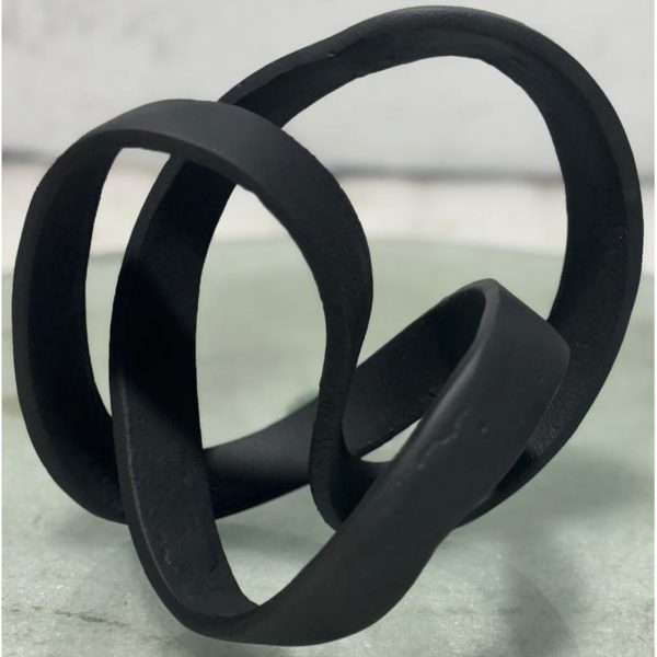 Black Cast Knot Ornament 2