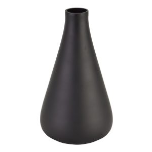 Black Tapered Tall Glass Vase 4