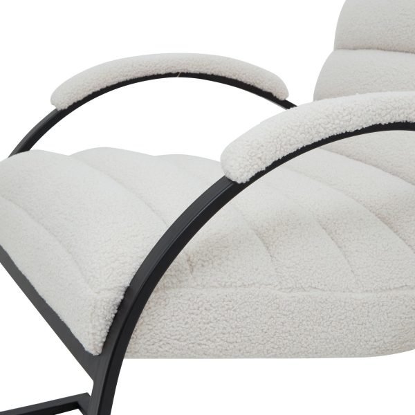 Boucle Ribbed Ark Chair 2