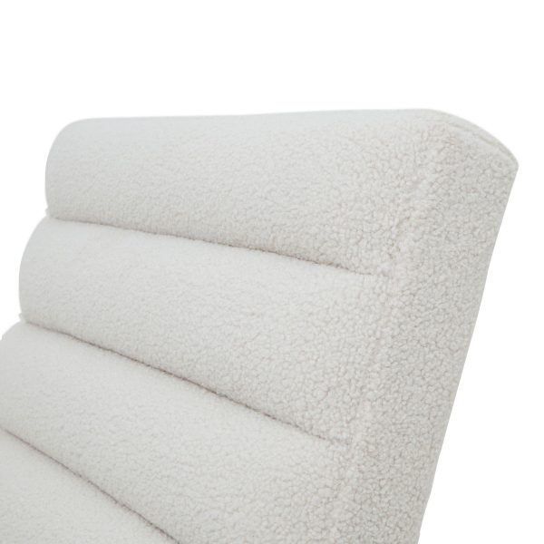 Boucle Ribbed Ark Chair 3