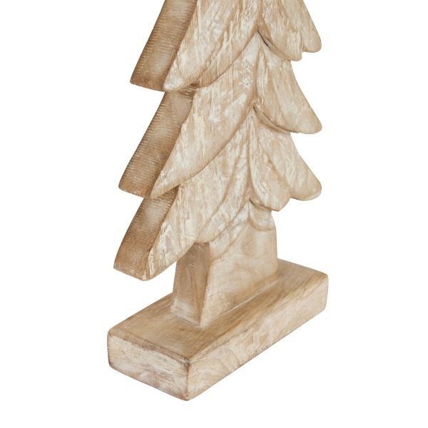 Carved Wood Large Christmas Tree 3