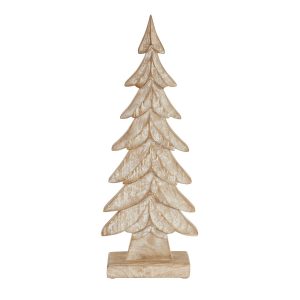 Carved Wood Large Christmas Tree 4
